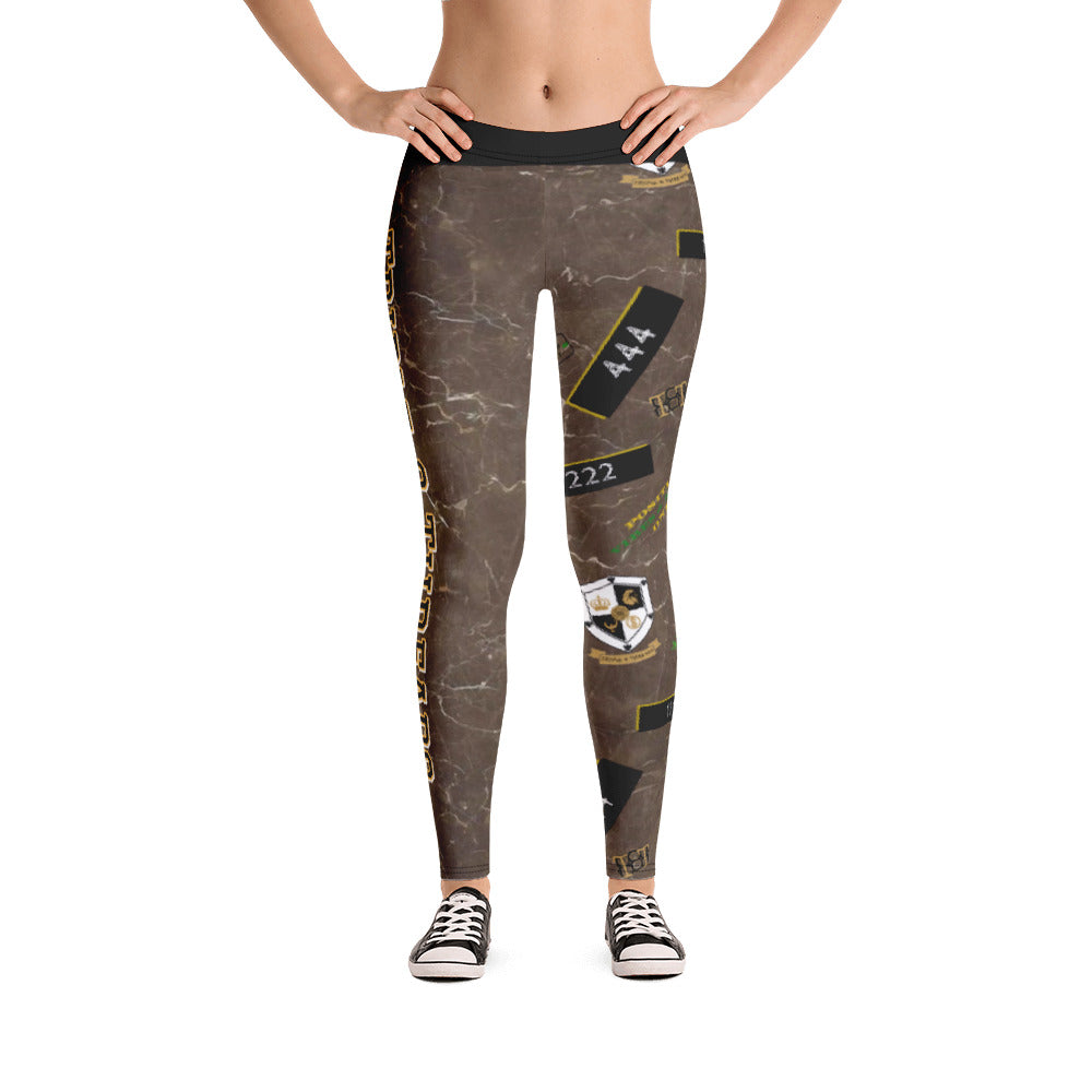 8xquiZit Collection - Women's Marble Coco-cured Leggings