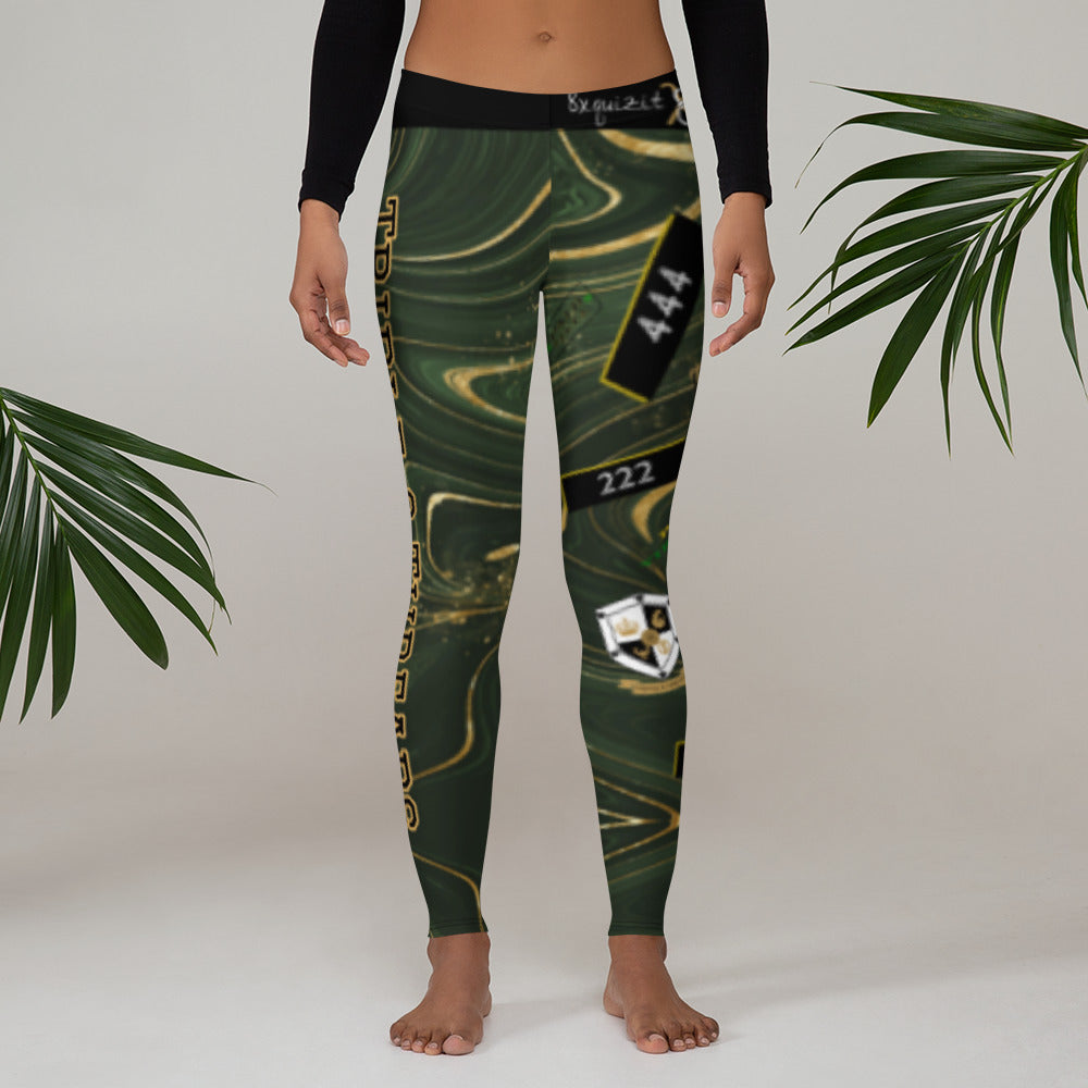 8xquiZit Collection - Women's Green Luxury Leggings