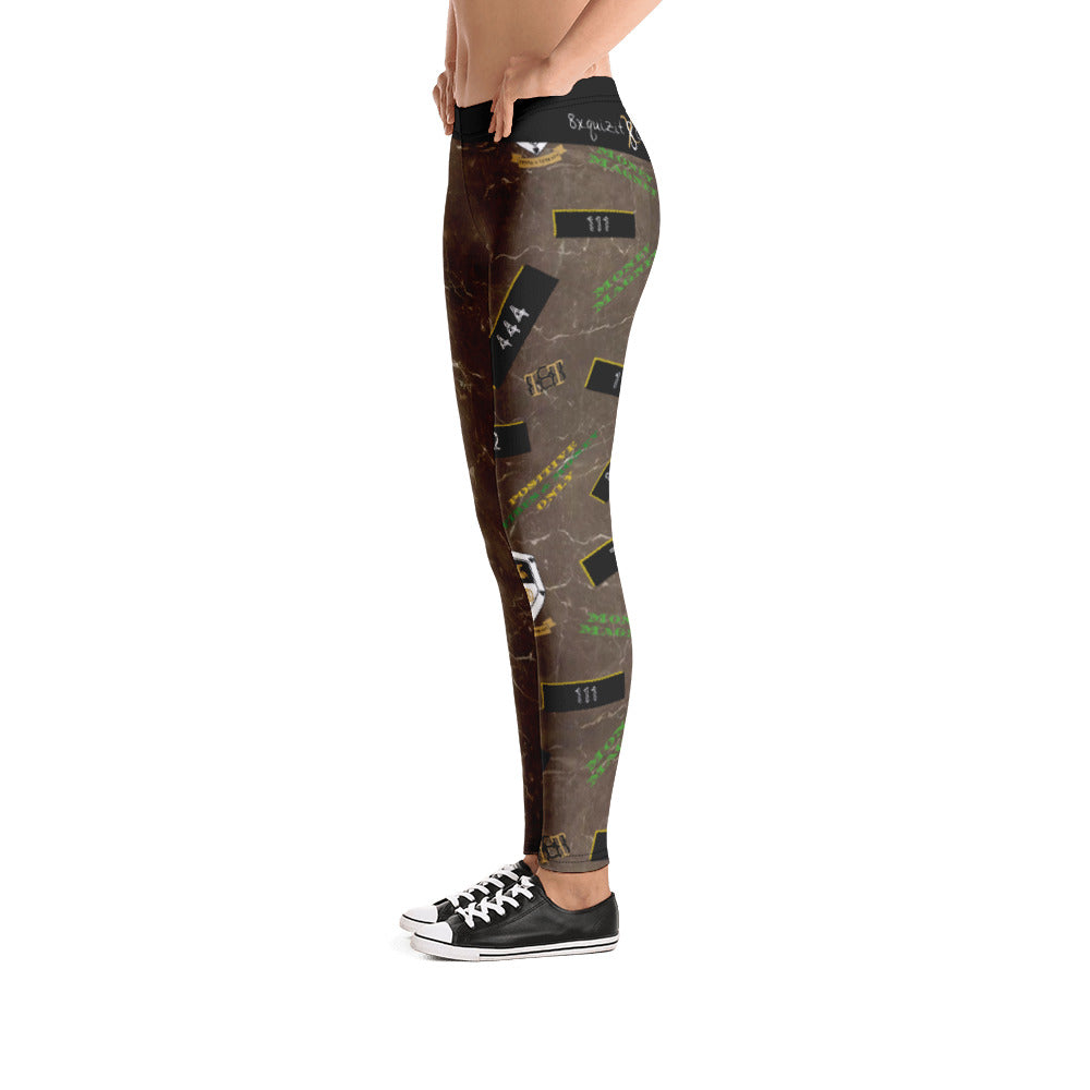 8xquiZit Collection - Women's Marble Coco-cured Leggings