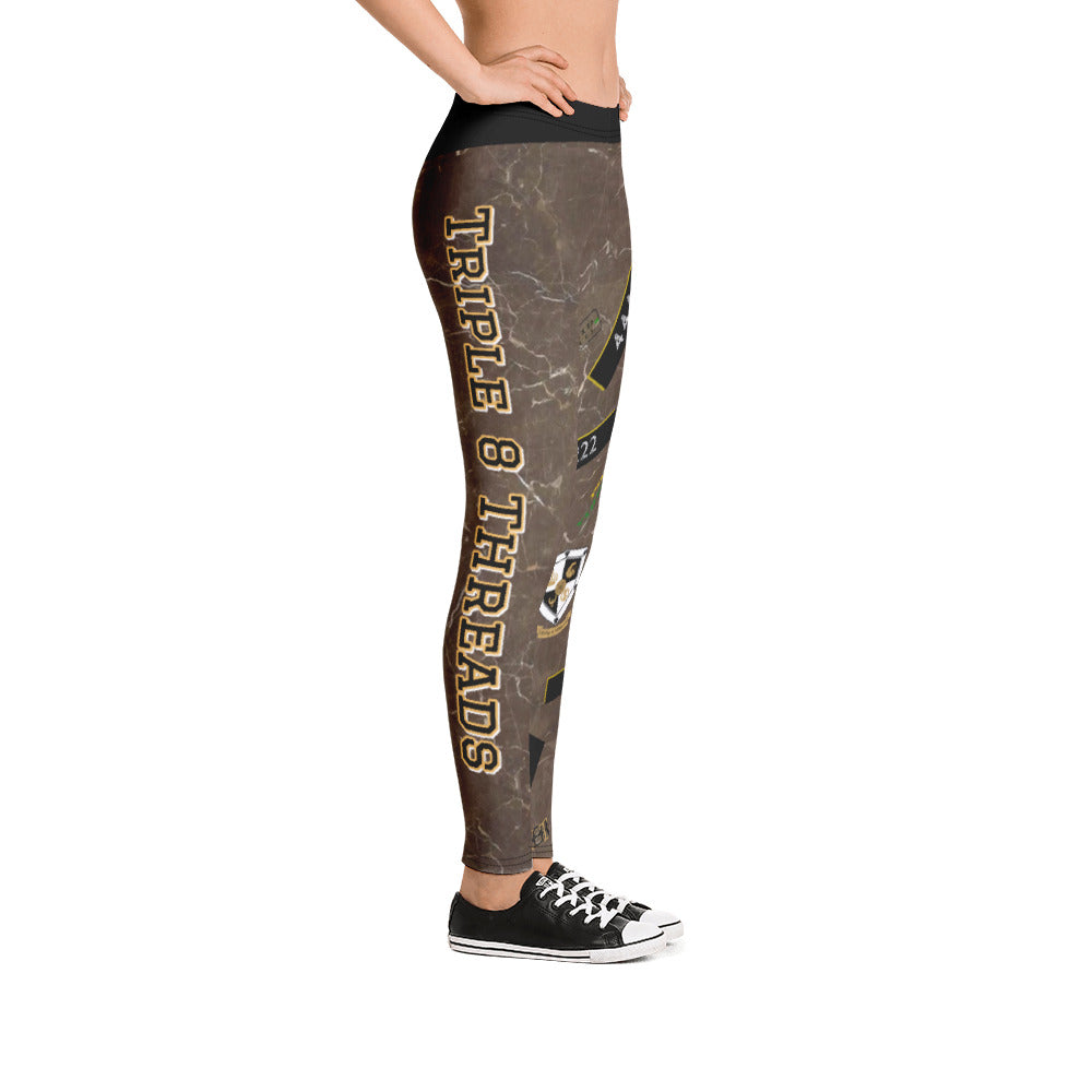 8xquiZit Collection - Women's Marble Coco-cured Leggings