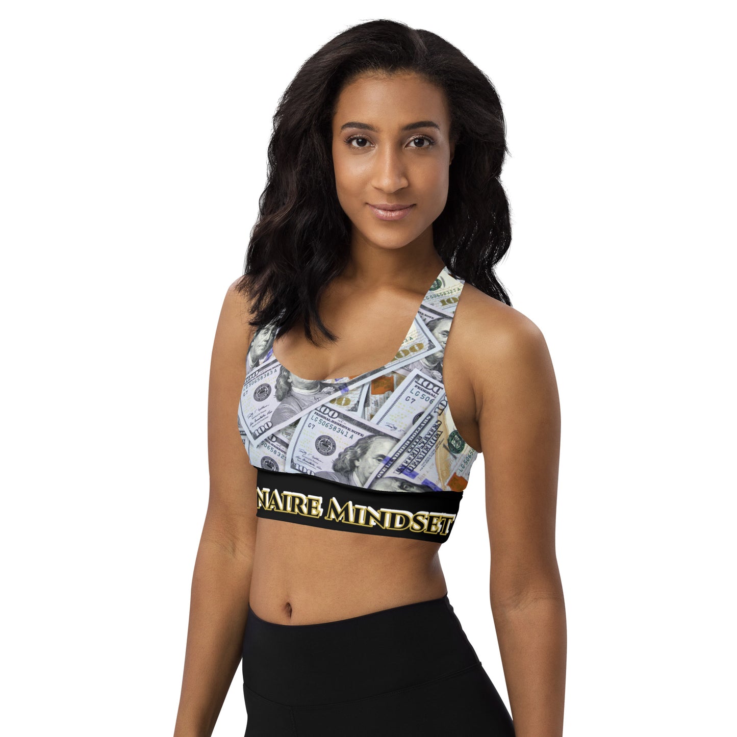Billionaire Mindset Longline sports bra