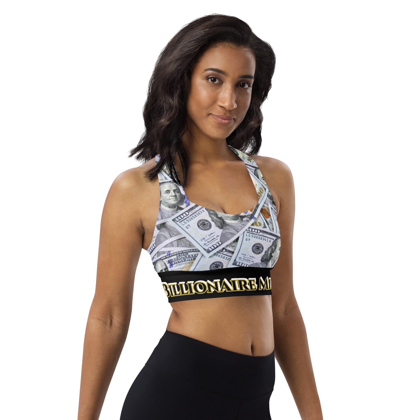 Billionaire Mindset Longline sports bra