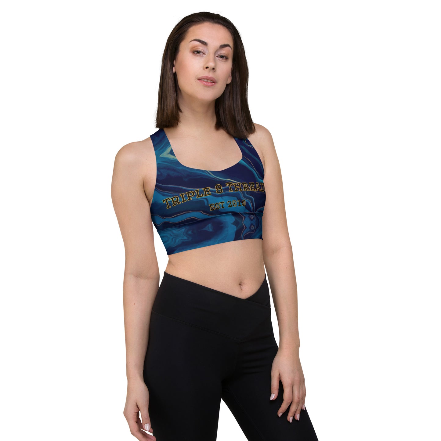 8xquiZit Collection - Ocean Viewz Longline Sports Bra