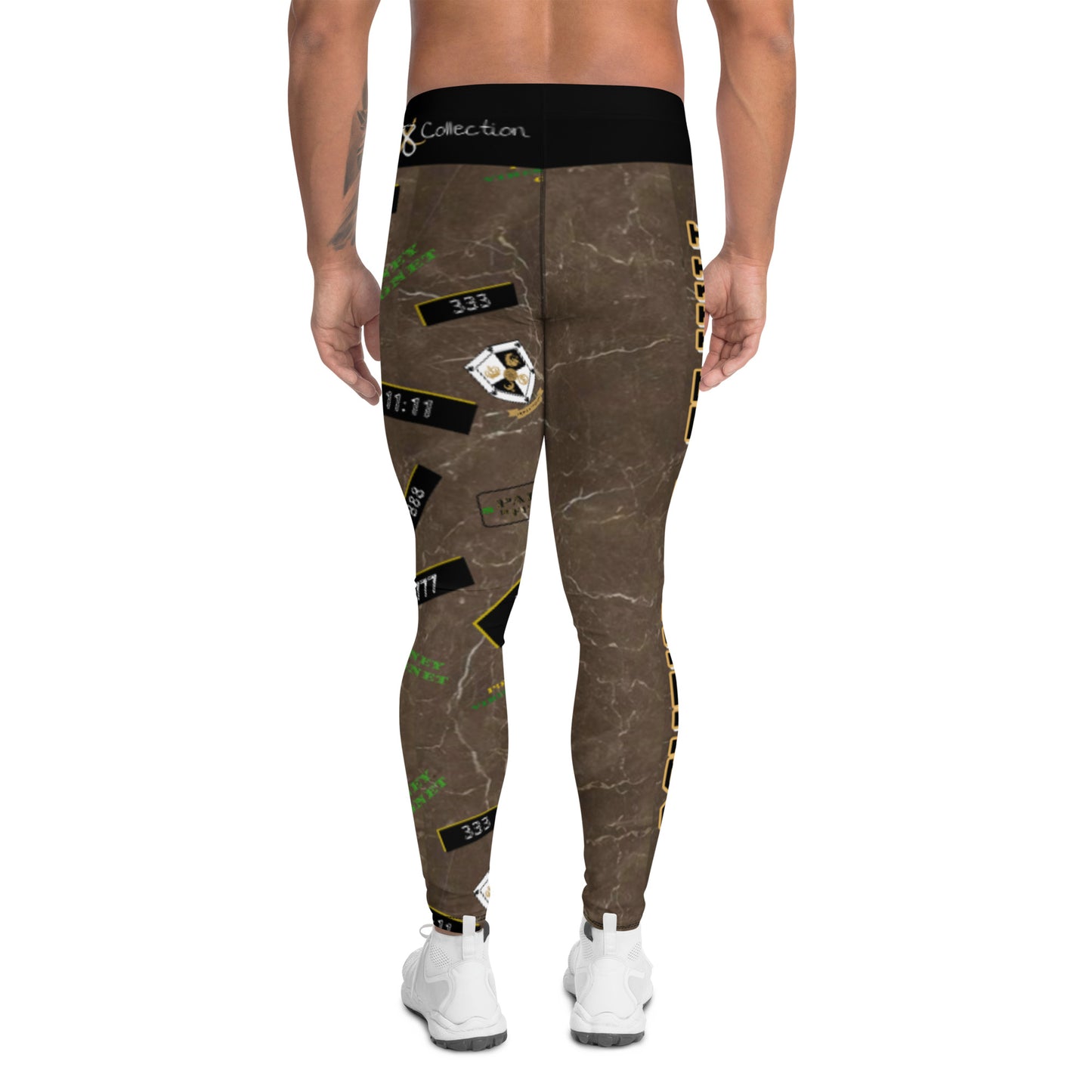 8xquiZit Collection - Men's Marble Coco-cured Leggings