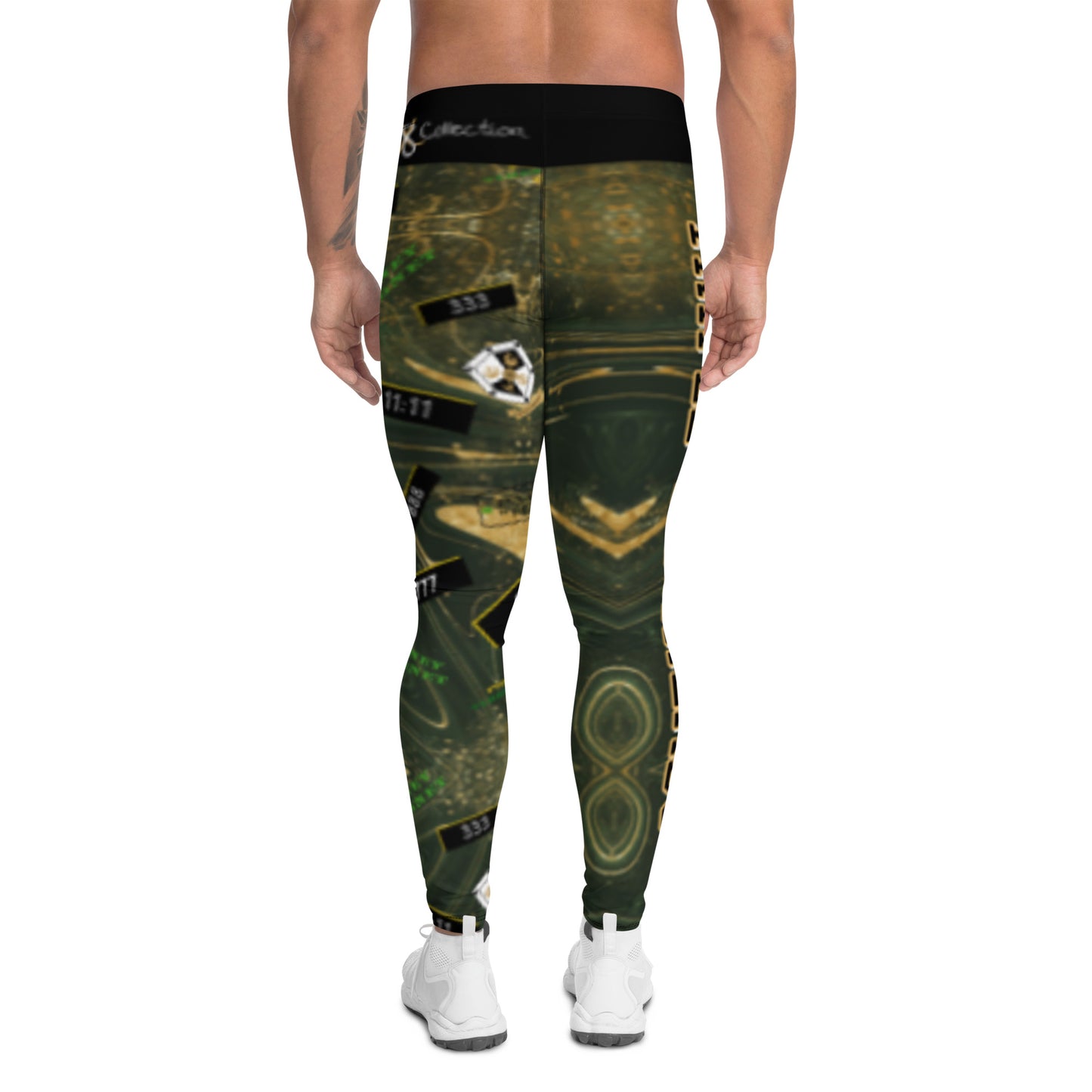 8xquiZit Collection - Green Luxury Men's Leggings