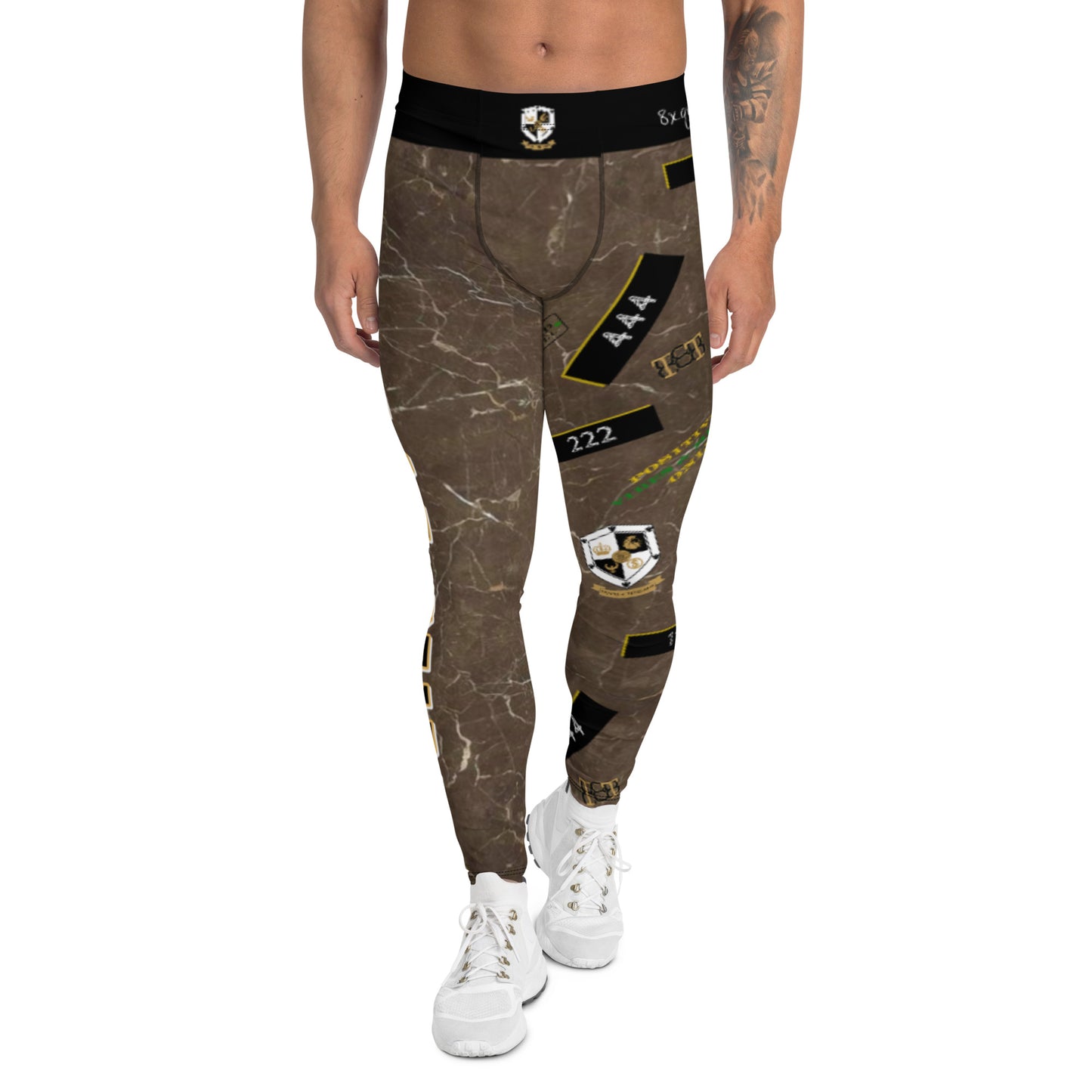 8xquiZit Collection - Men's Marble Coco-cured Leggings