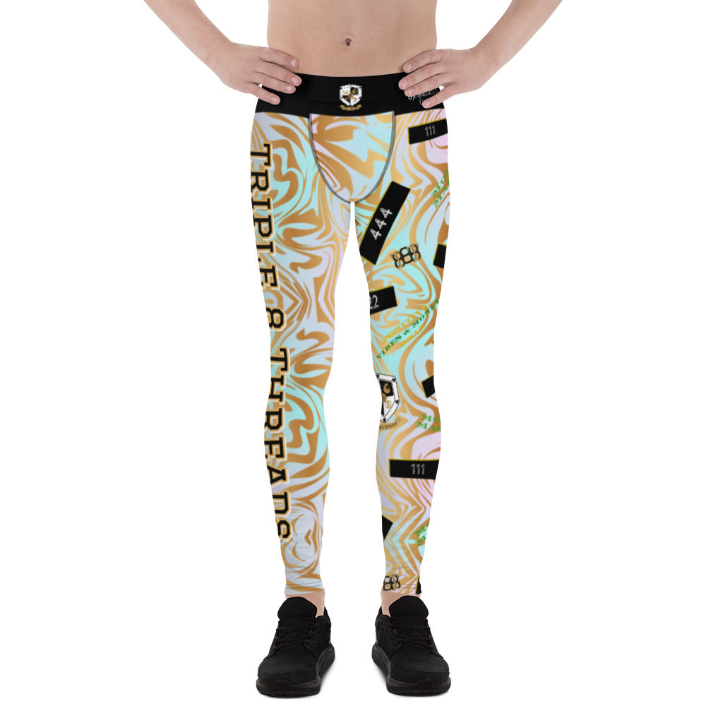 8xquiZit Collection - Pynk N Turq Jungle Luv Men's Leggings