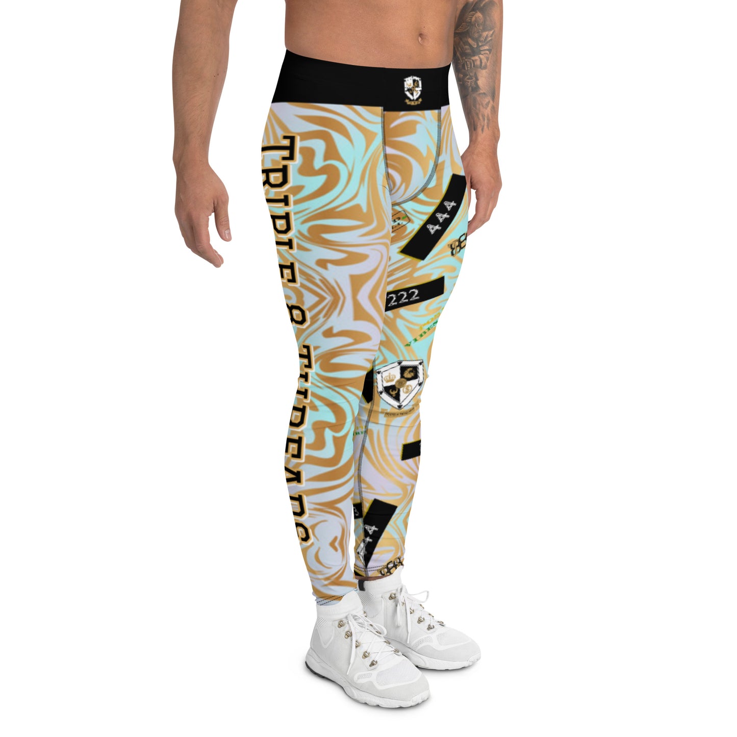 8xquiZit Collection - Pynk N Turq Jungle Luv Men's Leggings