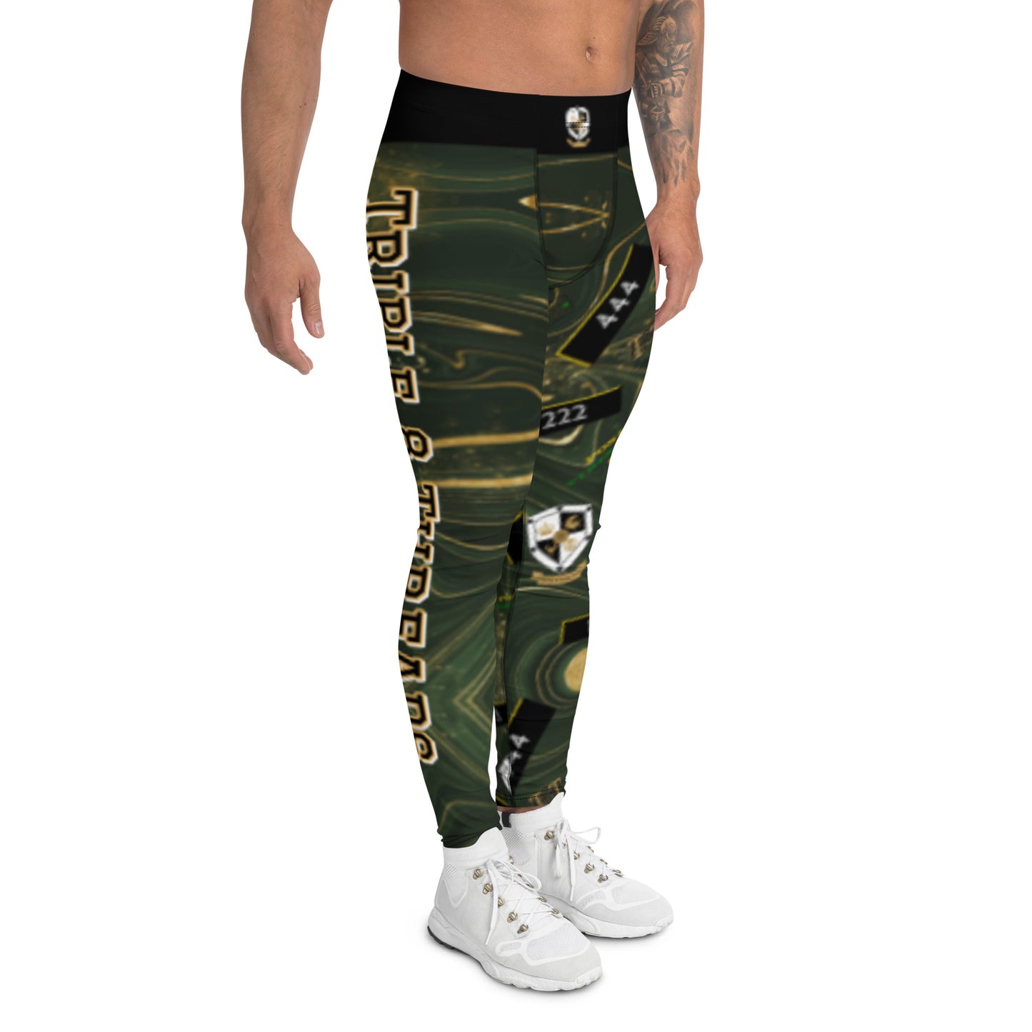 8xquiZit Collection - Green Luxury Men's Leggings