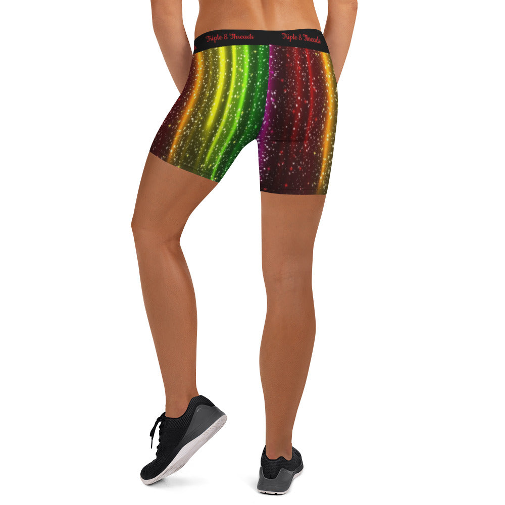 Rainbow Streak Coruscate Shorts