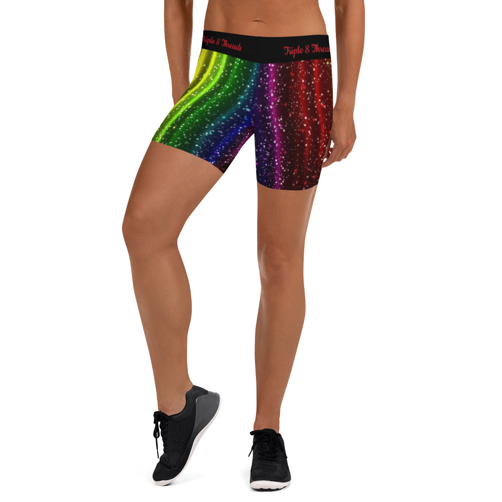Rainbow Streak Coruscate Shorts