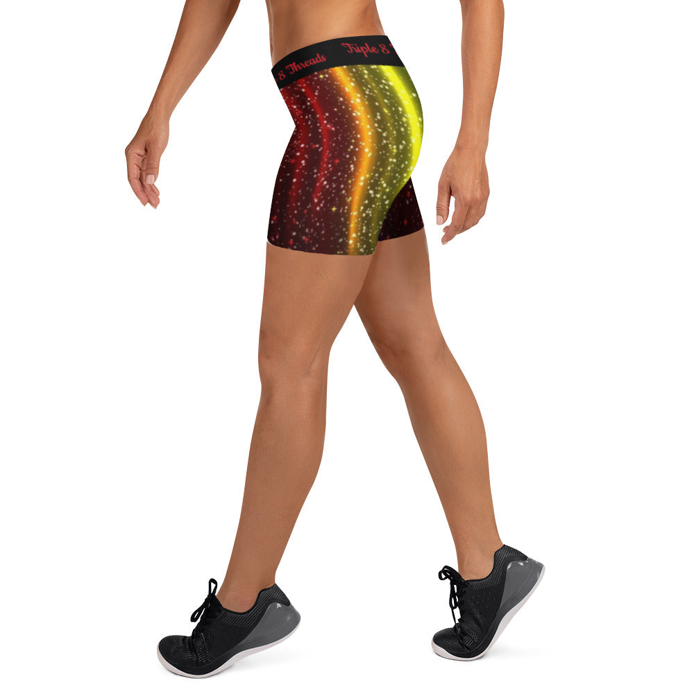 Rainbow Streak Coruscate Shorts