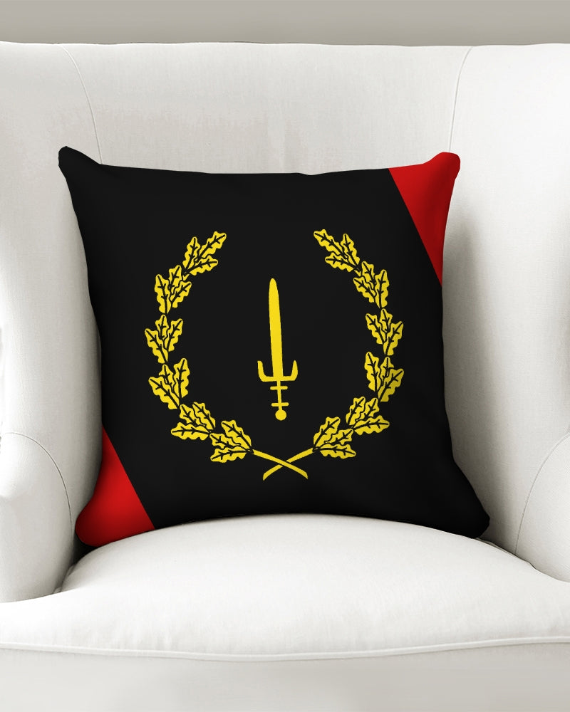Black American Heritage Flag Throw Pillow Case 16"x16"
