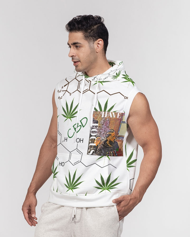 Have Focus Hussle 2 Men's Premium Heavyweight Sleeveless Hoodie