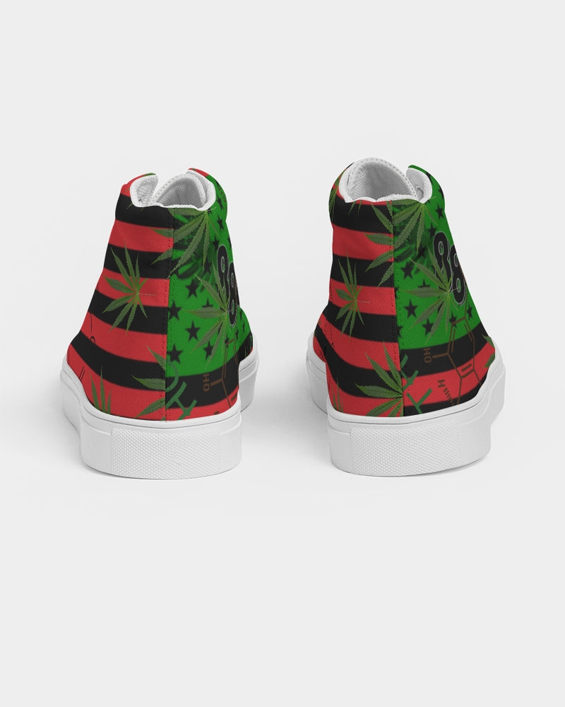 The Molecular Structure- T8T Men's Hightop Canvas Shoe