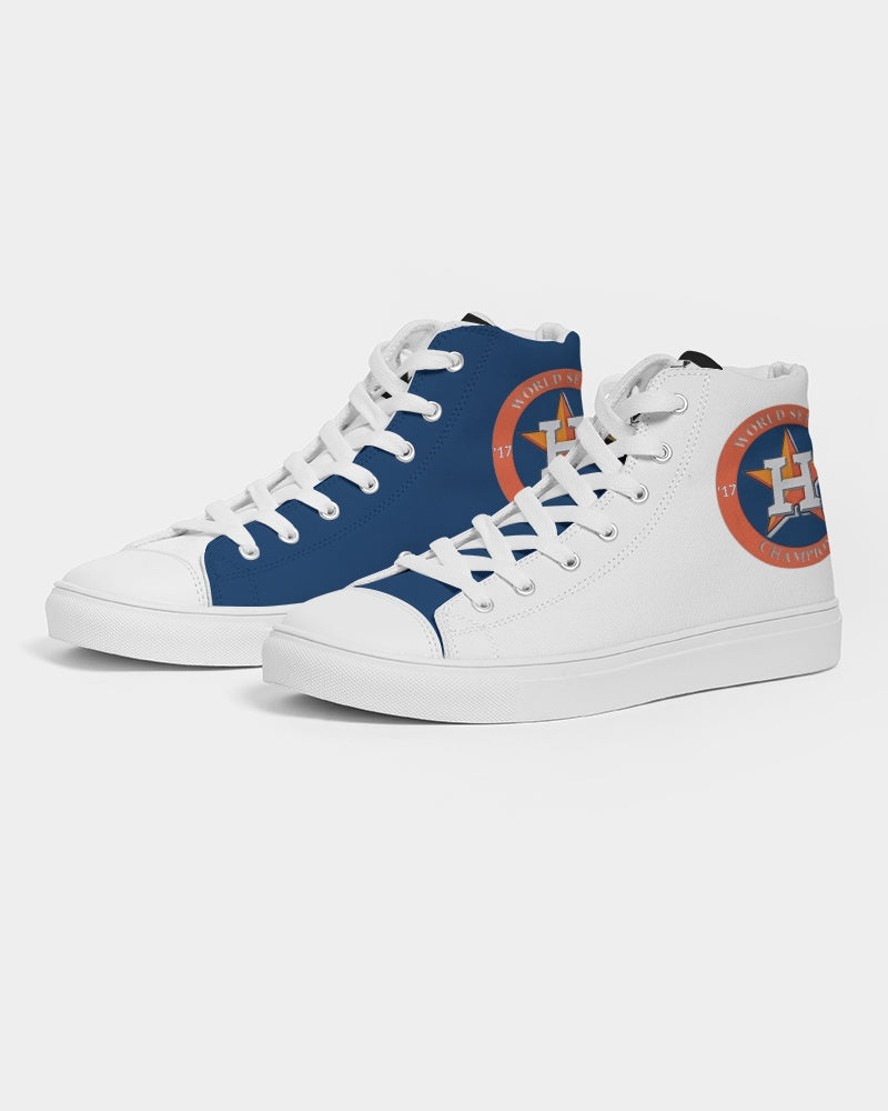 2X World Series Champs - Houston Astros!!! Men's Hightop Canvas Shoe