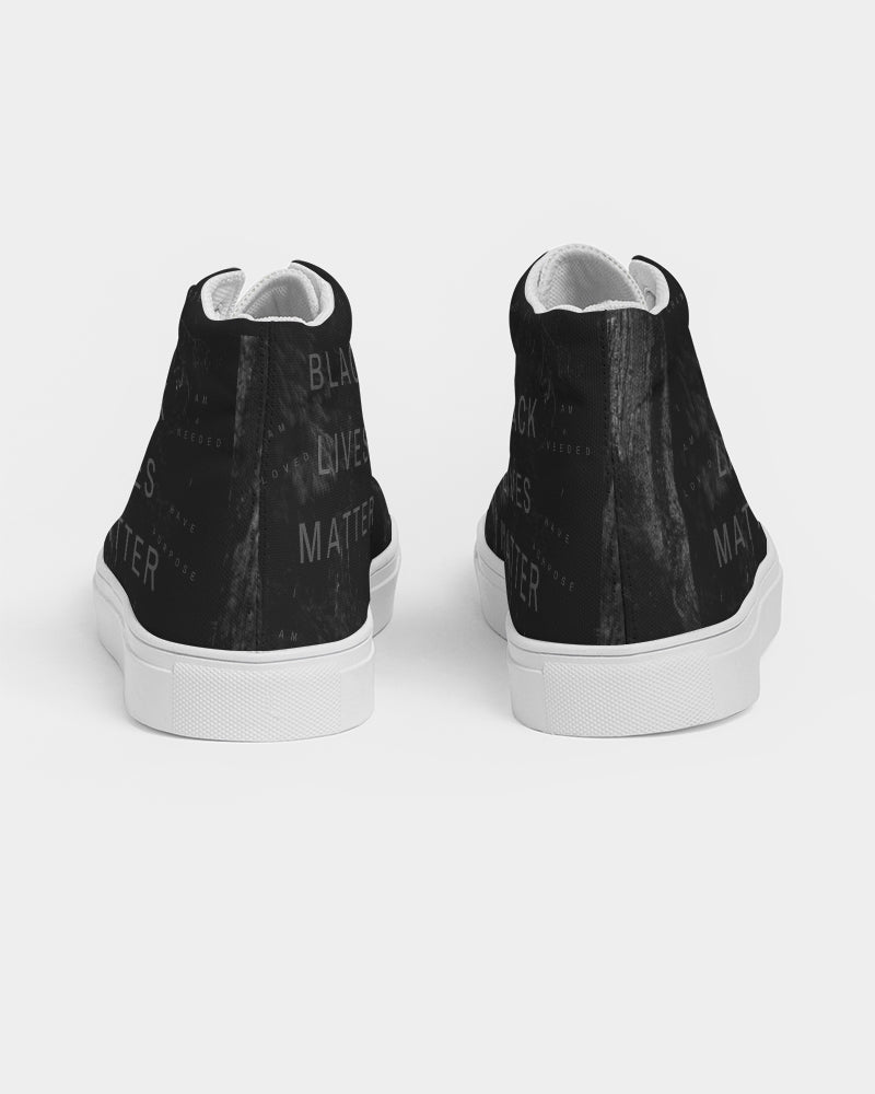 BLM Hightop Canvas Shoe