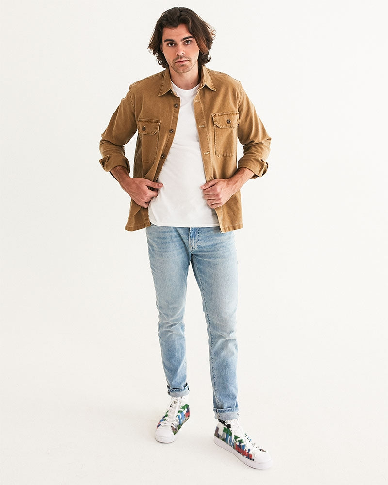HMI RYC HOU - Kicks Men's Hightop Canvas Shoe