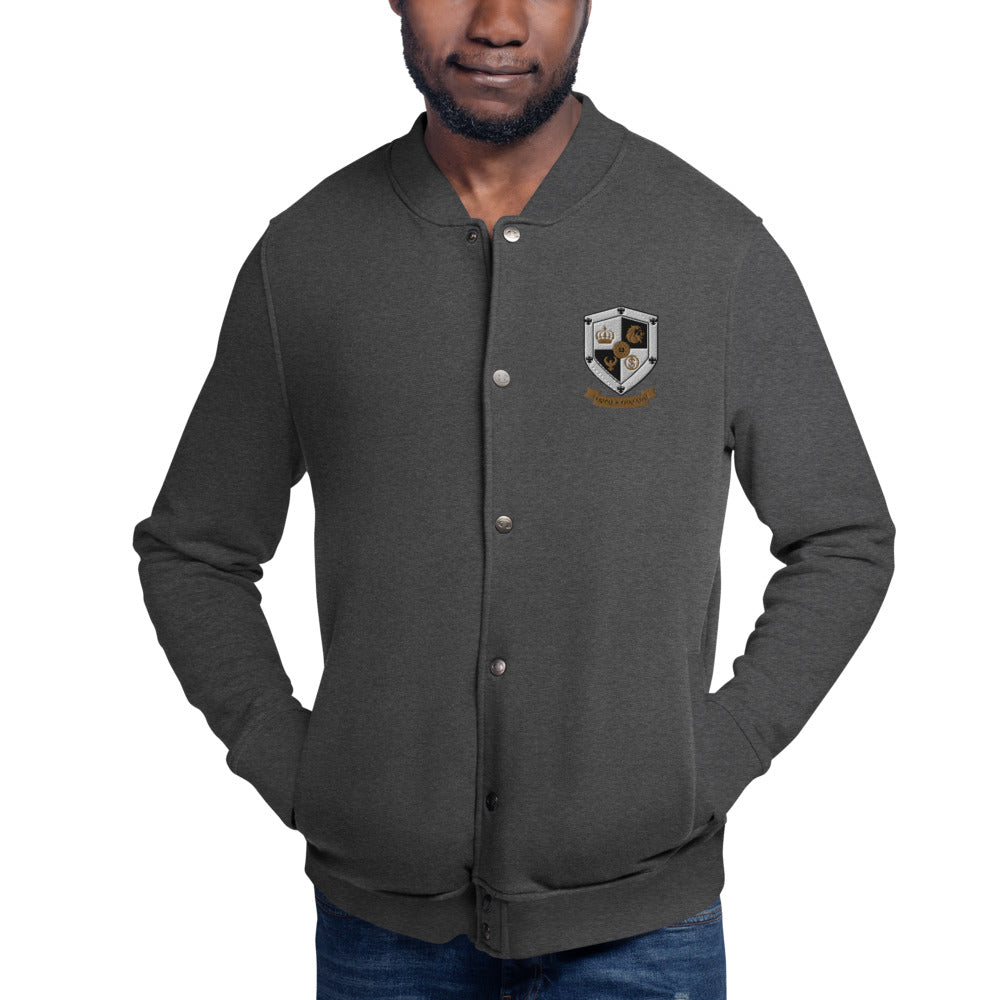 T8T Prosperity Shield - Embroidered Champion Bomber Jacket