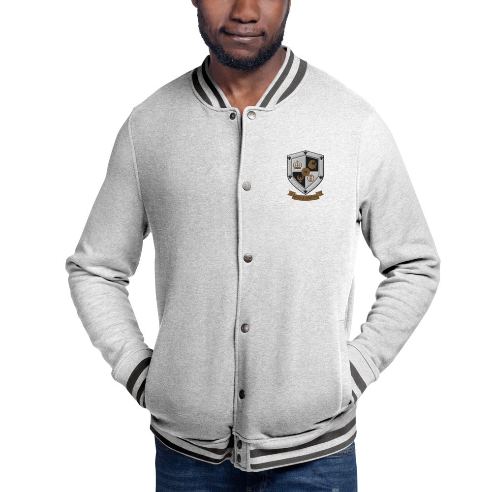 T8T Prosperity Shield - Embroidered Champion Bomber Jacket