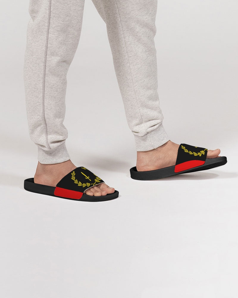 Black American Heritage Flag Men's Slide Sandal