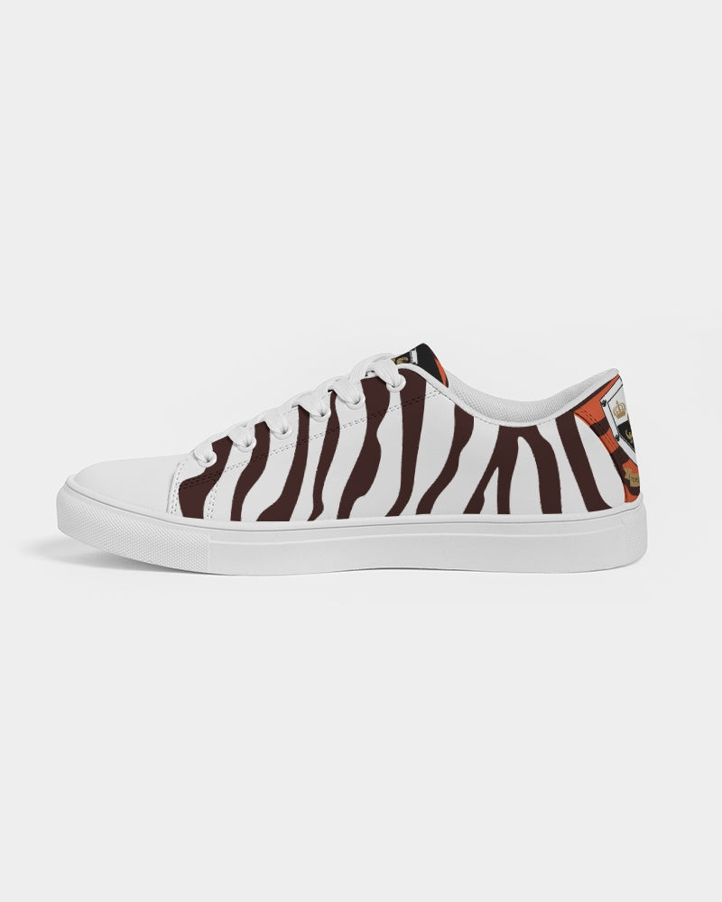 T8T Prosperity Shield - White Bengal Stripes Bengals Sneaker