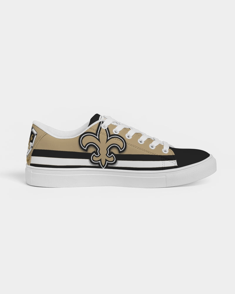 T8T Prosperity Shield - Fleur de Lis Saints Gold N Black Sneaker