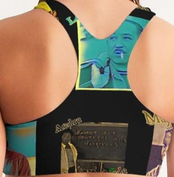 The Knowledge - Black Women's Seamless Sports Bra