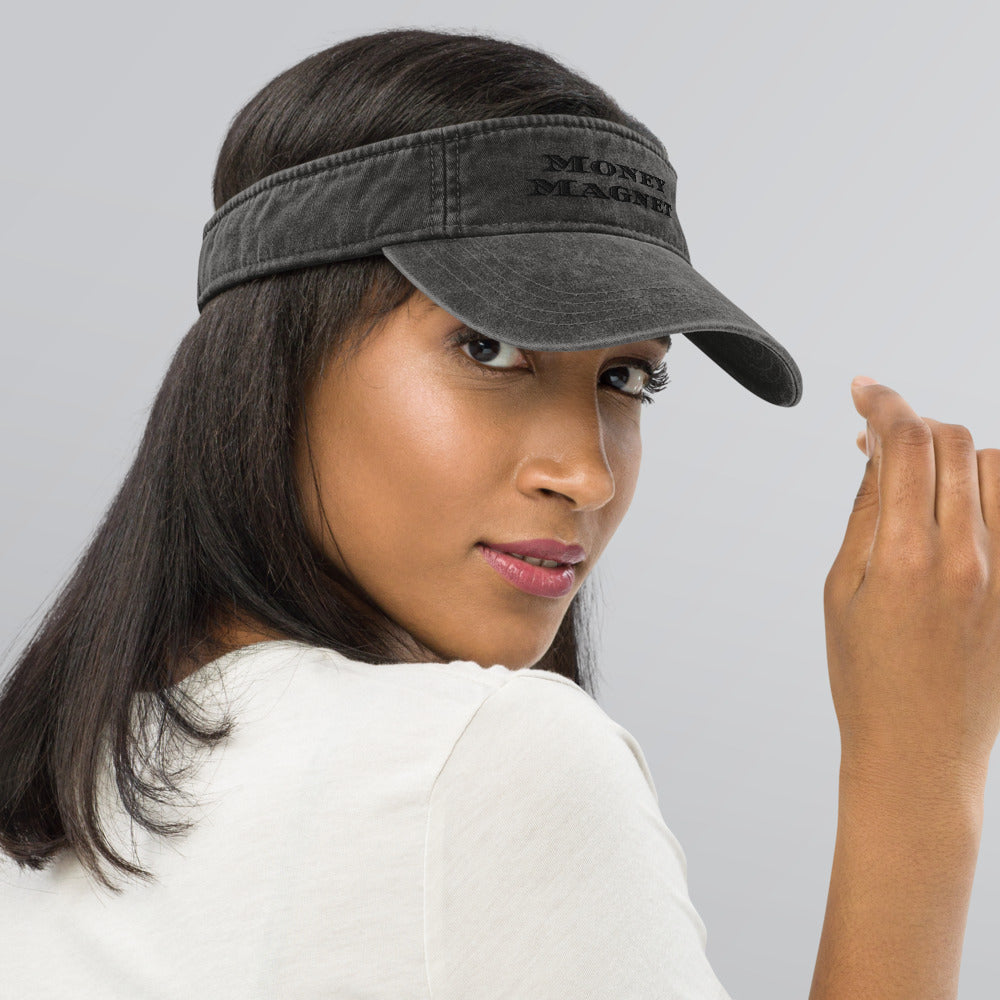 Money Magnet Denim visor