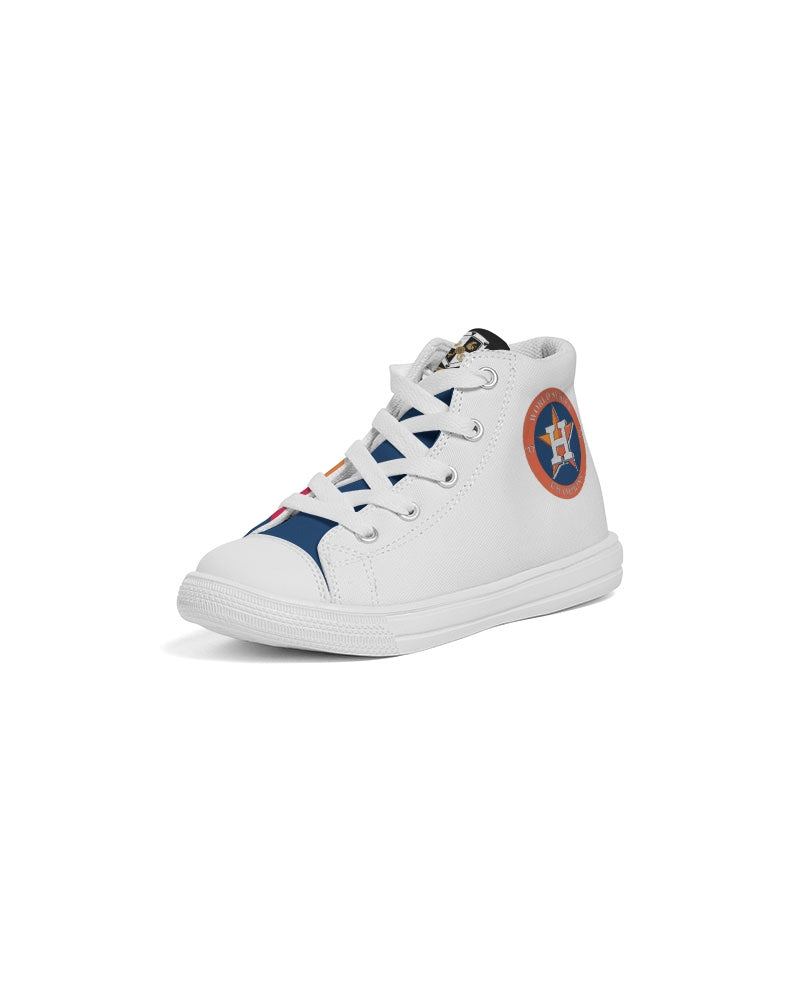 2X World Series Champs - Houston Astros!!! Kids Hightop Canvas Shoe