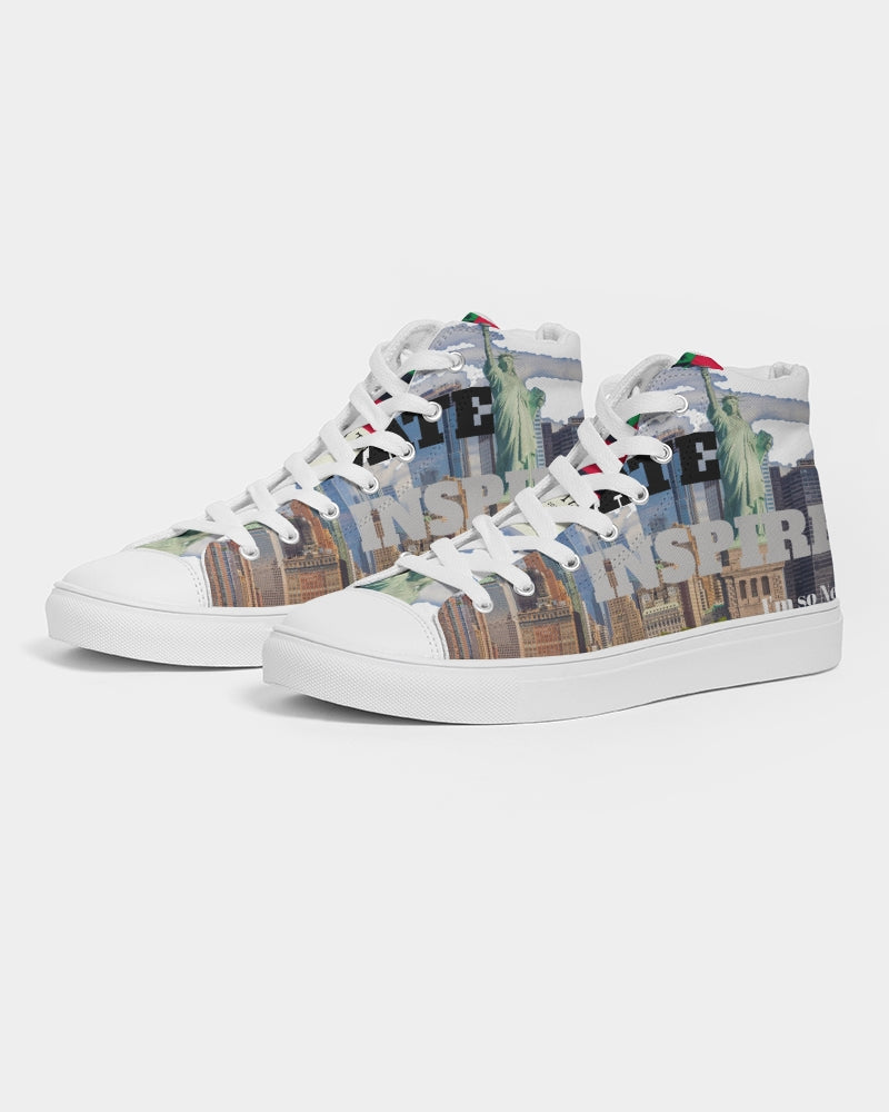 HMI RYC NY- Kicks Men's Hightop Canvas Shoe