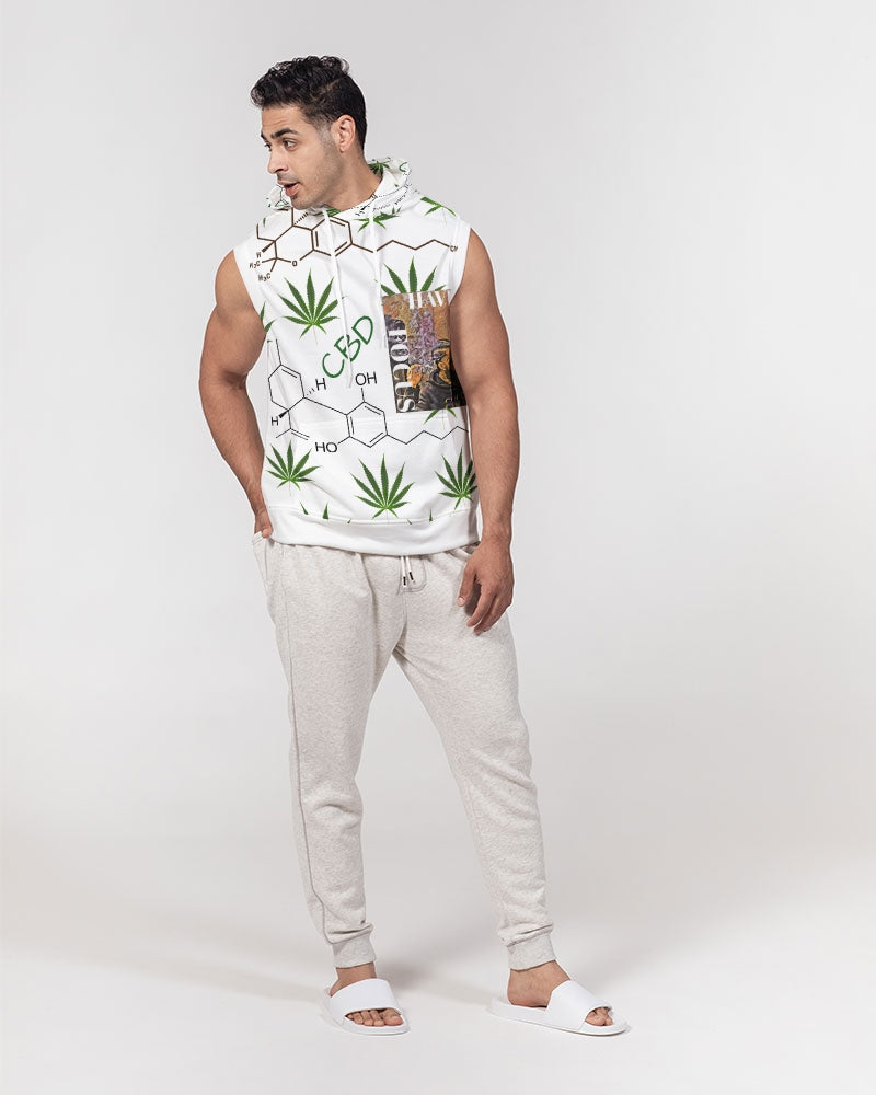 Have Focus Hussle 2 Men's Premium Heavyweight Sleeveless Hoodie