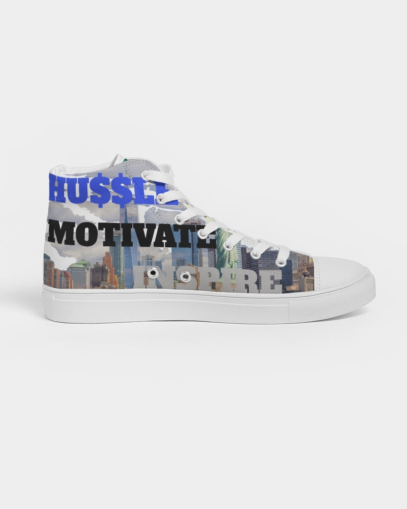 HMI RYC NY- Kicks Men's Hightop Canvas Shoe