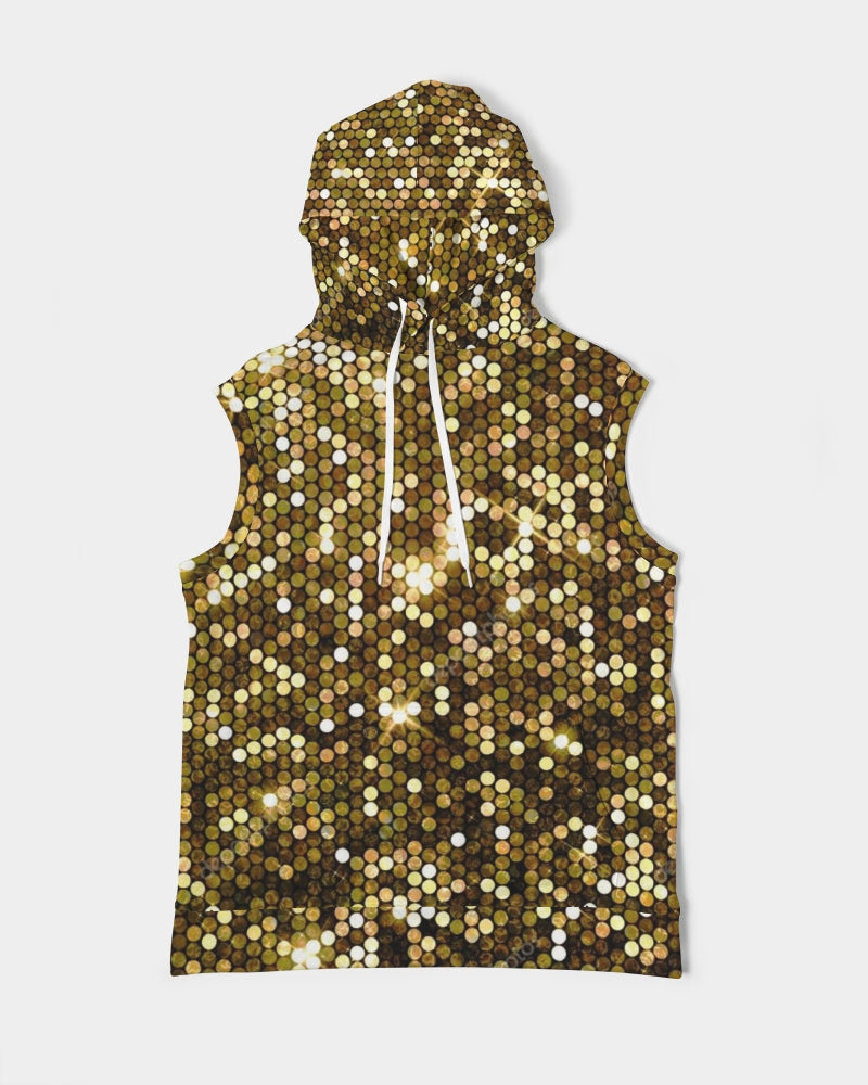 Gold Coruscate Men's Premium Heavyweight Sleeveless Hoodie
