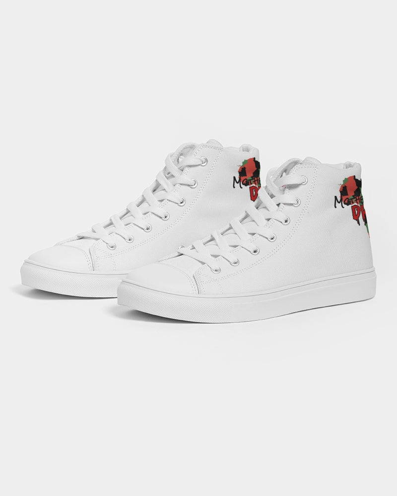 Motherland Drip Men's Hightop Canvas Shoe