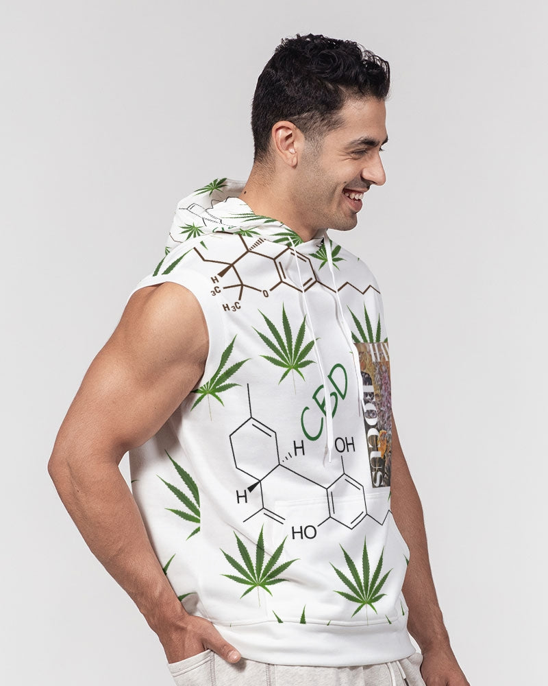 Have Focus Hussle 2 Men's Premium Heavyweight Sleeveless Hoodie