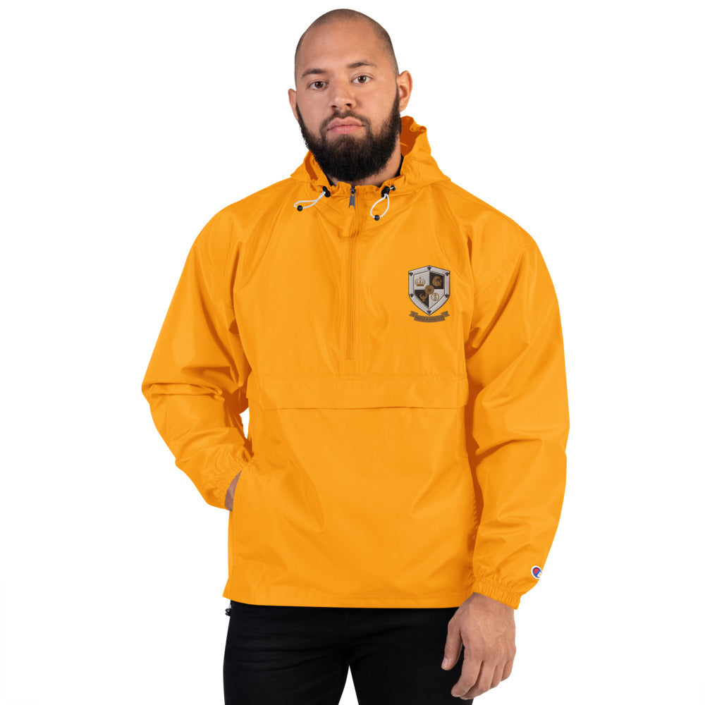 T8T Prosperity Shield Embroidered Champion Packable Jacket
