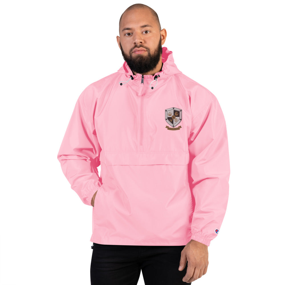 T8T Prosperity Shield Embroidered Champion Packable Jacket