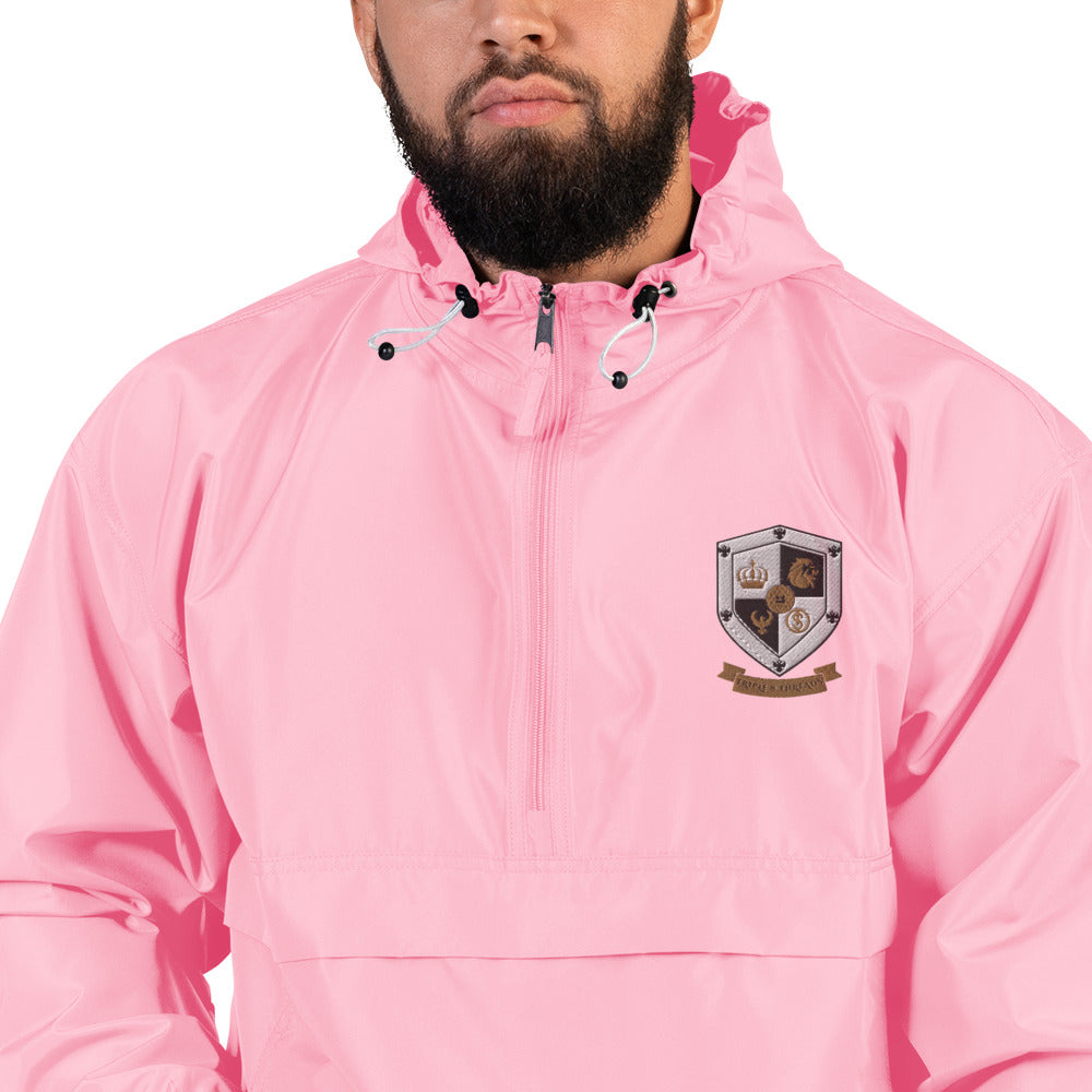 T8T Prosperity Shield Embroidered Champion Packable Jacket