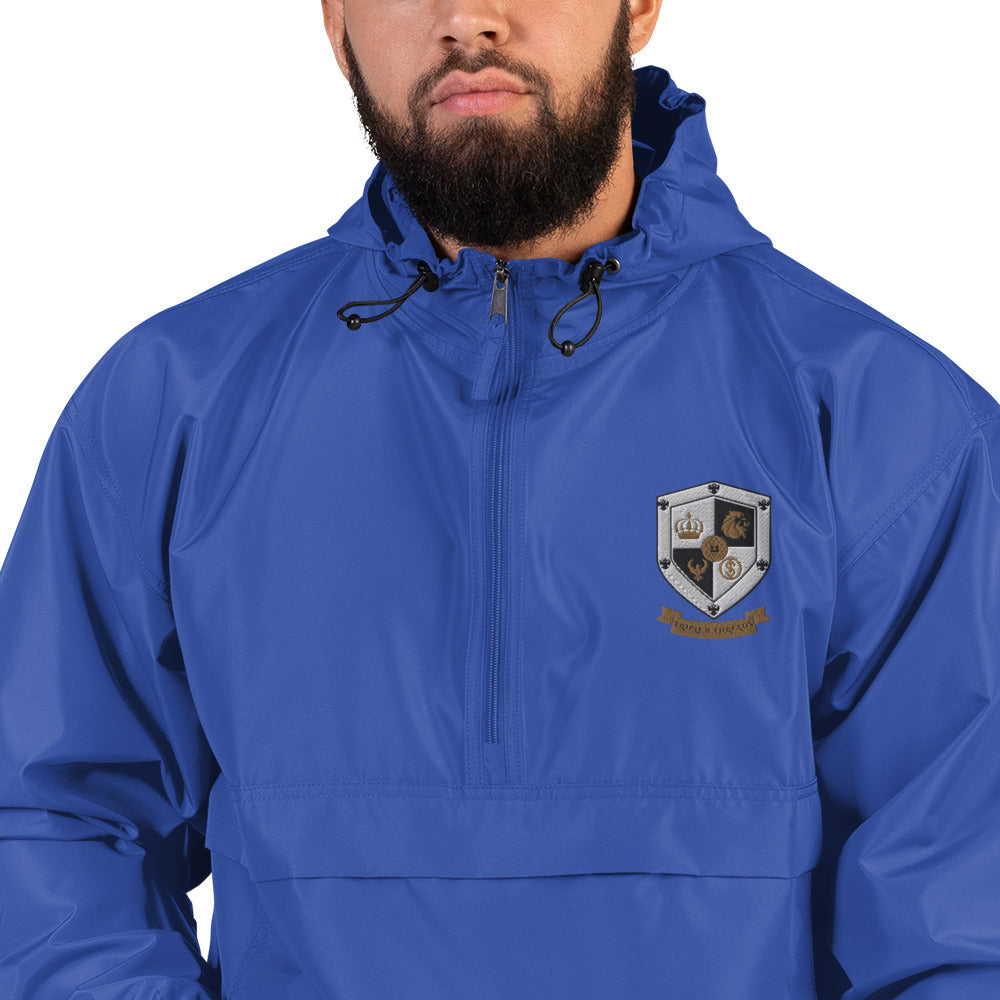 T8T Prosperity Shield Embroidered Champion Packable Jacket