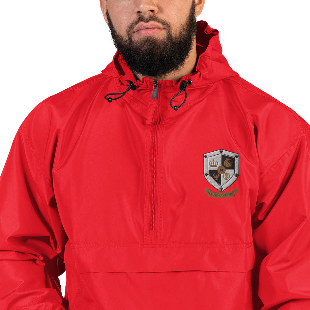 T8T Prosperity Shield Embroidered Champion Packable Jacket