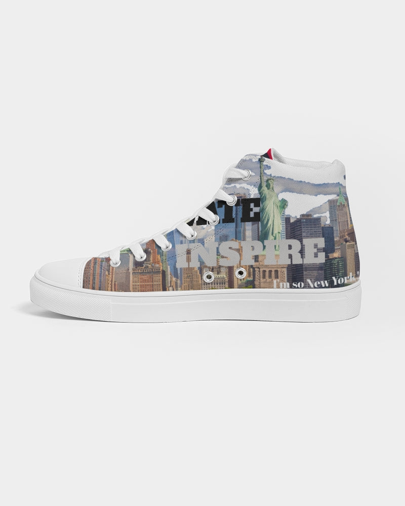 HMI RYC NY- Kicks Men's Hightop Canvas Shoe
