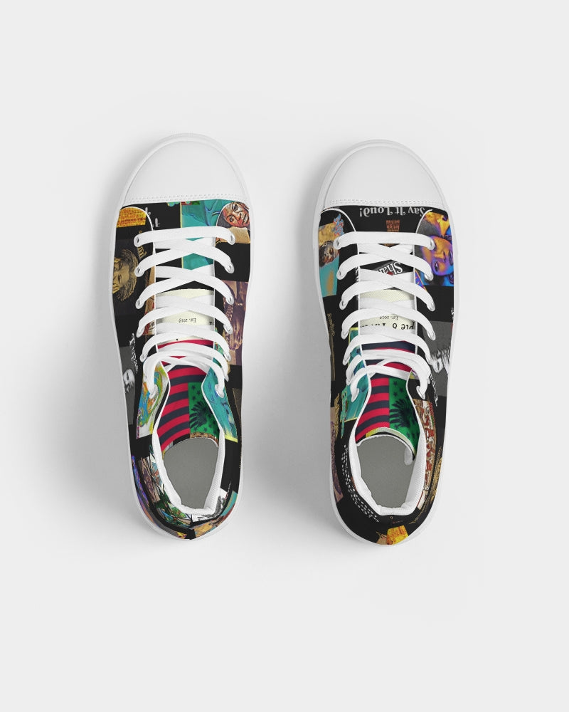 The Knowledge - Black Kicks Men's Hightop Canvas Shoe