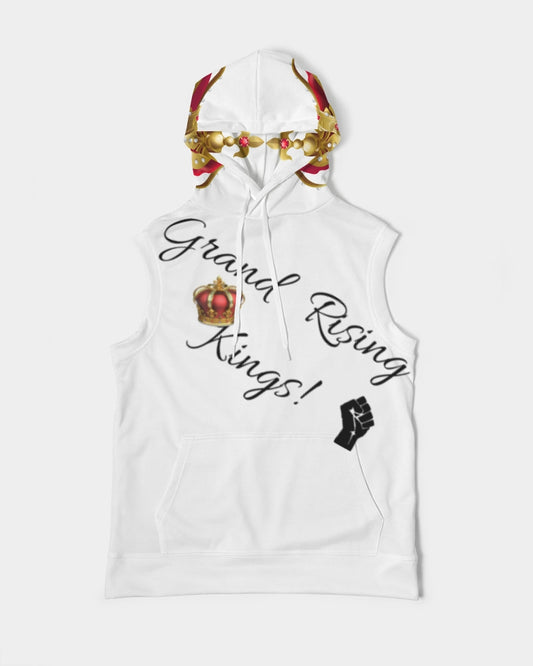Grand Rising Kings Men's Premium Heavyweight Sleeveless Hoodie