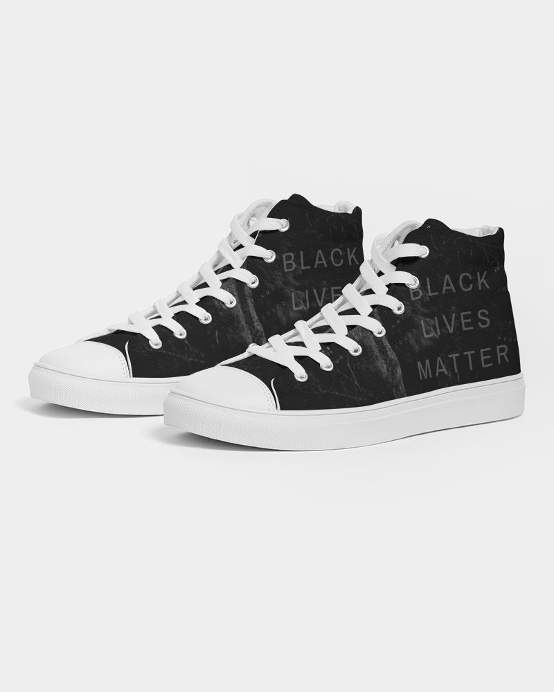 BLM Hightop Canvas Shoe