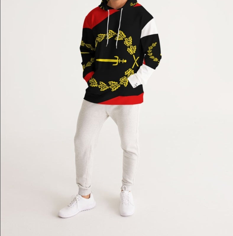 Black American Heritage Flag Men's Hoodie