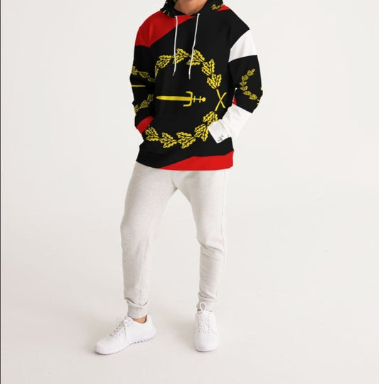 Black American Heritage Flag Men's Hoodie