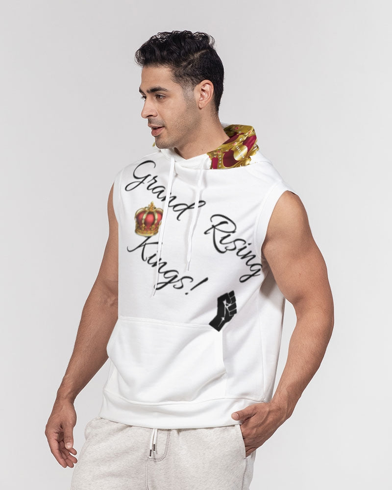 Grand Rising Kings Men's Premium Heavyweight Sleeveless Hoodie