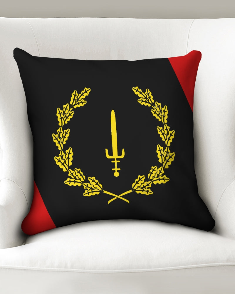 Black American Heritage Flag Throw Pillow Case 18"x18"