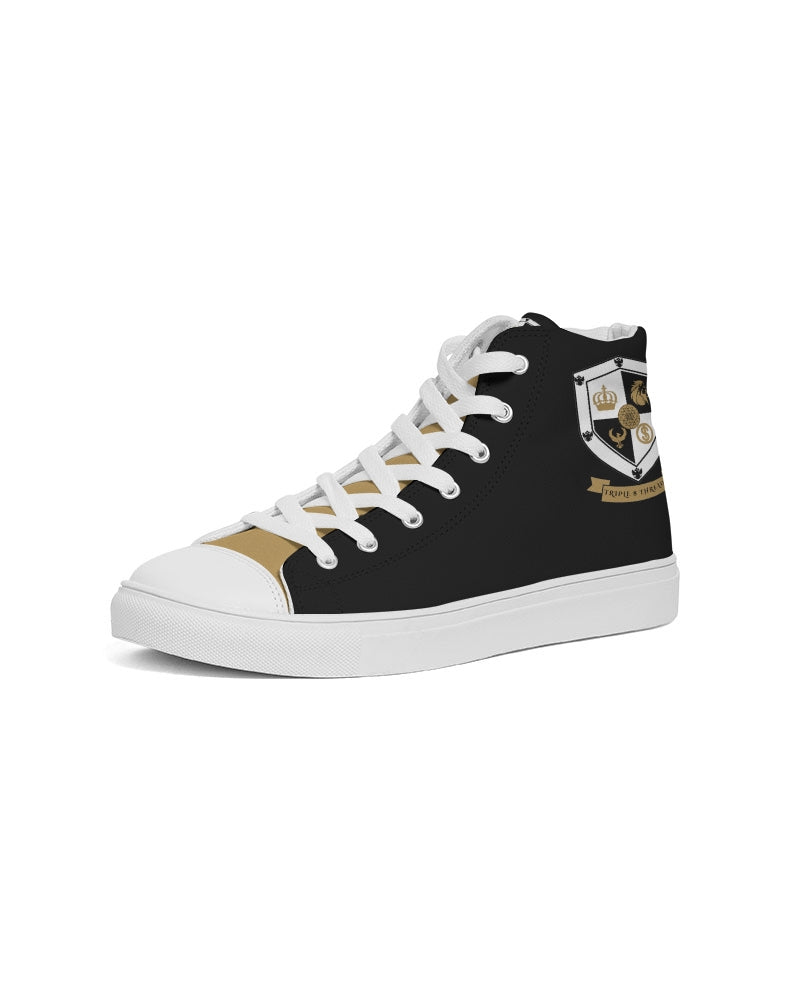 T8T Prosperity Shield - Black Men's Hightop Canvas Shoe
